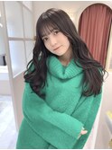 前髪カットが可愛い☆透明感カラー☆ブラウンベージュ☆