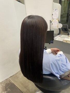 イレス 札幌円山店(IRESU) ドレスヘア/ショコラアッシュ/縮毛矯正・ストレート