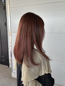 ヘアアンドメイク ムーア(Muuua) ピンクカラー