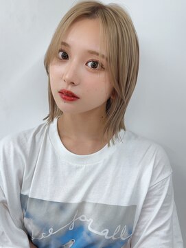 サンドシーン(sand scene) 20代30代40代丸みショートボブマッシュ前下がりレイヤー