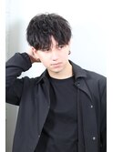 ツイストスパイラル ソフトツイスト ツーブロック ショート