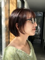 インチェルシー(in chelsea)&nbsp;赤ブラウン＆ショートボブ