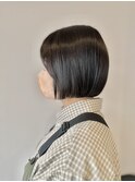 ミニボブ×暗髪