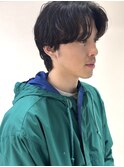 センターパート 【スパイラルパーマ】