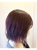 ［-tre-］切りっぱなしボブ×レッドカラー