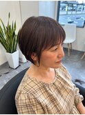 白髪ぼかし大人ショート