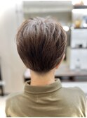 マッシュ×白髪染め