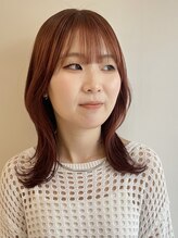 【HANAHA】透明感あふれる柔らかい暖色カラーおまかせください！〈Instagram〉@amp_87ha