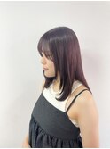 ミディアムレイヤー/暖色カラー/レイヤーカット
