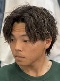 ハイライトツイストスパイラルセンターパート