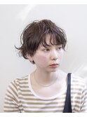 マッシュショート/パーマ/ボブ/ベージュ/ブリーチなし/豊橋/豊川
