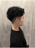 リバースパーマ　メンズパーマ　バーバー