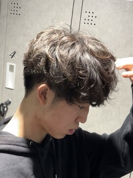 テクト バイアッシュ 吉祥寺店(Tect by Ash) メンズスパイラルパーマ刈り上げマッシュナチュラル