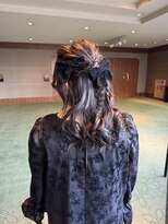 アヴァンス 広島本通店(AVANCE.)&nbsp;ハーフアップ × りぼん