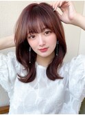【福岡初出店☆AFLOAT 福岡】小顔前髪ありくびれレイヤーカット