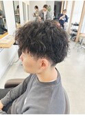 爽やか大人かっこいい無造作パーマ