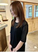 ロングレイヤー　ベージュカラー