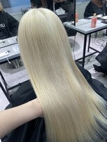 ペレ 渋谷(PELE)&nbsp;くびれヘア/アプリコットオレンジ/夏のヘアアレンジ/渋谷