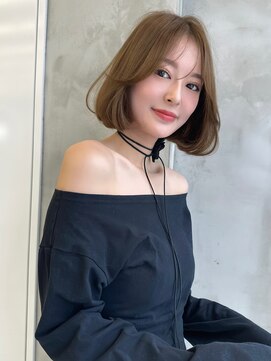 ロンド ジュルード 名古屋(Lond jeloud) 2wayバング×洗練されたタンバルモリボブ