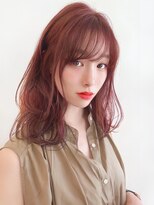 セイドット リー(Say. Ree)&nbsp;Say.ロングレイヤーローズブラウンダークレッドモーヴピンク青山