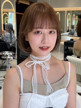 ロンドリメゾン 原宿(Lond re Maison.) ミニウルフレイヤーカット顔周り前髪韓国ショートボブ/原宿