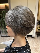 コロール (COROLLE)&nbsp;白髪率80％『地毛ハイライトカラー』＋『酸性ストレートパーマ』