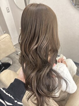 ソア 並木坂(Soa) 韓国ヘア/顔周りカット/レイヤーカット/ベージュ/ロング