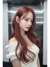 プライズ 所沢プロぺ通り店(prize) ピンクベージュレイヤーカットくびれケアブリーチカラー所沢