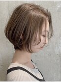 ショートカット髪質改善ショートボブ大人ガーリー韓国ボブ