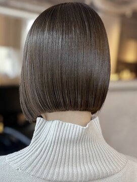 マッシュ チャヤマチ(MASHU chayamachi) 柔らか透明感カラー/ブリーチなし/オリーブブラウン/大阪梅田