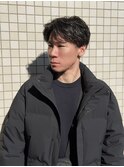 スパイラル/パーマ/ショート/短髪/大人/男子/男子/色気