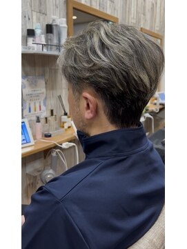 アンサ 城陽寺田店(ANSA) お洒落グレーヘアー