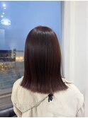 春カラーピンクブラウン