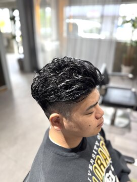 バルム(Warme) men's cut × urban curl