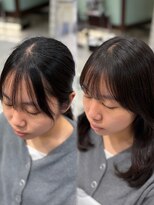 アピッシュ ギンザ(apish ginza)&nbsp;ナチュラルに流れる前髪パーマ