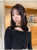 レイヤーカット×ショコラブラウン