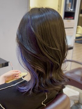 ヘアーアンドカラー ルジャルダン 葛西店(le jardin) クールでオシャレな寒色ミックスカラー♪