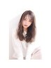 グロスカラー(リタッチ)+シャンプー、ブロー　￥4000