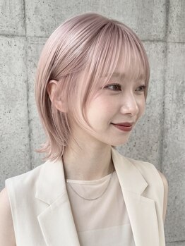 ヘアーメイク ヴェルダ(Hair make VERDA)の写真/Wカラーで創る、透明感のある韓国風カラーに＊あなた好みのハイライト・インナーカラーもお任せ♪
