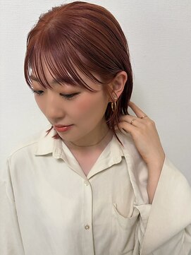 フィルム(FiLMs) 透明感コーラルブラウン/ショートレイヤーボブ