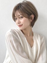 エテバイリリア(ete by LILIA.)&nbsp;丸みショート×アッシュベージュ