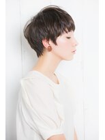 ガーデン ムサシコスギ(GARDEN MUSASHIKOSUGI)&nbsp;大人綺麗な横顔小顔ショート/黒髪カタログ/似合わせカット/