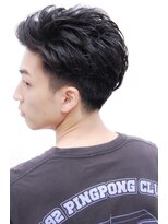 メリケンバーバーショップ コウベ(MERICAN BARBERSHOP KOBE)&nbsp;ビジネスサイドパートショートツーブロックテクノ#m3275