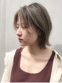 【morio原宿】大人のくびれボブ グレージュハイライトカラー