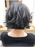  【fam】くせ毛風が大人可愛い＊無造作カールでヘルシー大人ボブ
