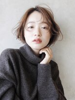 アイティー バイ アルバム 中野店(IT by ALBUM) ラフボブ_耳かけウェーブパーマフォギーベージュ_56810