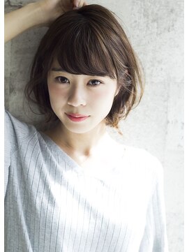 ロミー 本厚木(ROMMY.) ふんわり ボブ 大人かわいい ミルキーベージュ