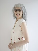 えがお美容室&nbsp;【えがお美容室】60代に人気☆ミディアムウェーブヘア