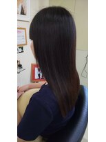 ヘアークリップバース ナチュラルストレート。