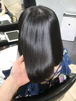 ラブクロムトーキョー オモテサンドウ(LOVECHROME OMOTESANDO)&nbsp;LCプレミアムトリートメント×縮毛矯正☆髪質改善黒髪ボブヘア